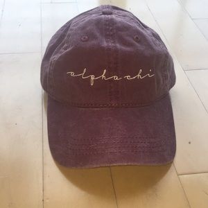 Alpha chi baseball hat
